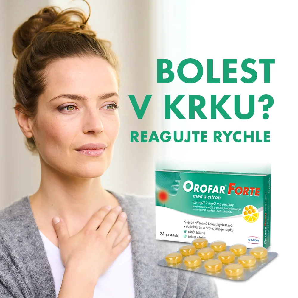 Orofar Forte med a citron 24 pastilek