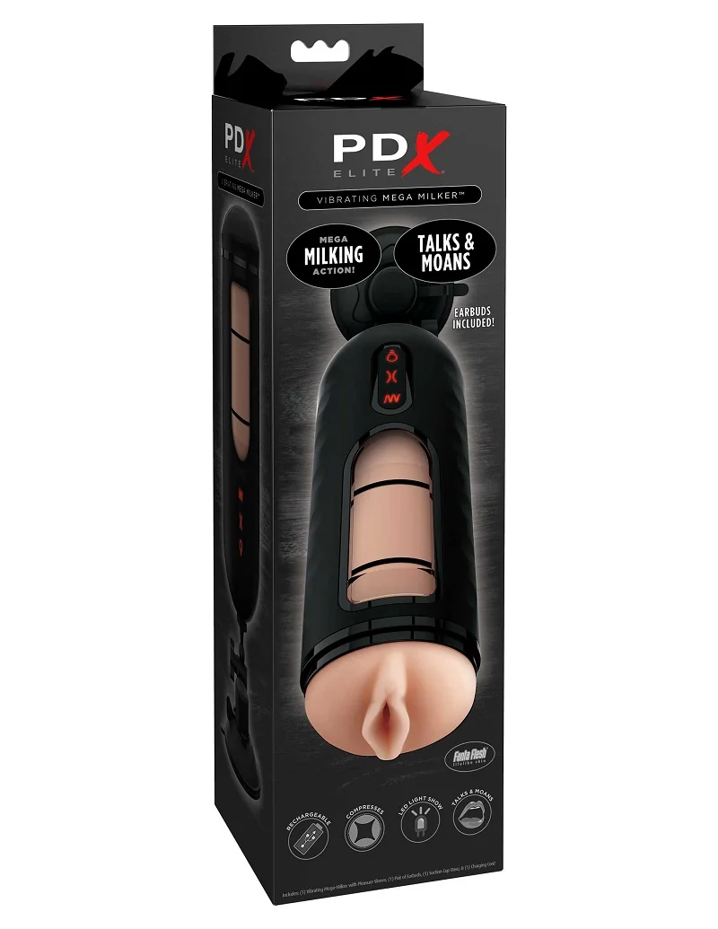 Pipedream Extreme Elite Vibrating Mega Milker Flesh