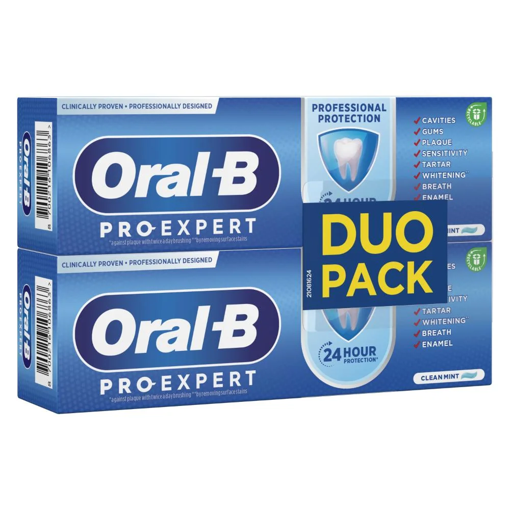 Oral-B Pro Expert Professional Protection zubní pasta 2x75 ml