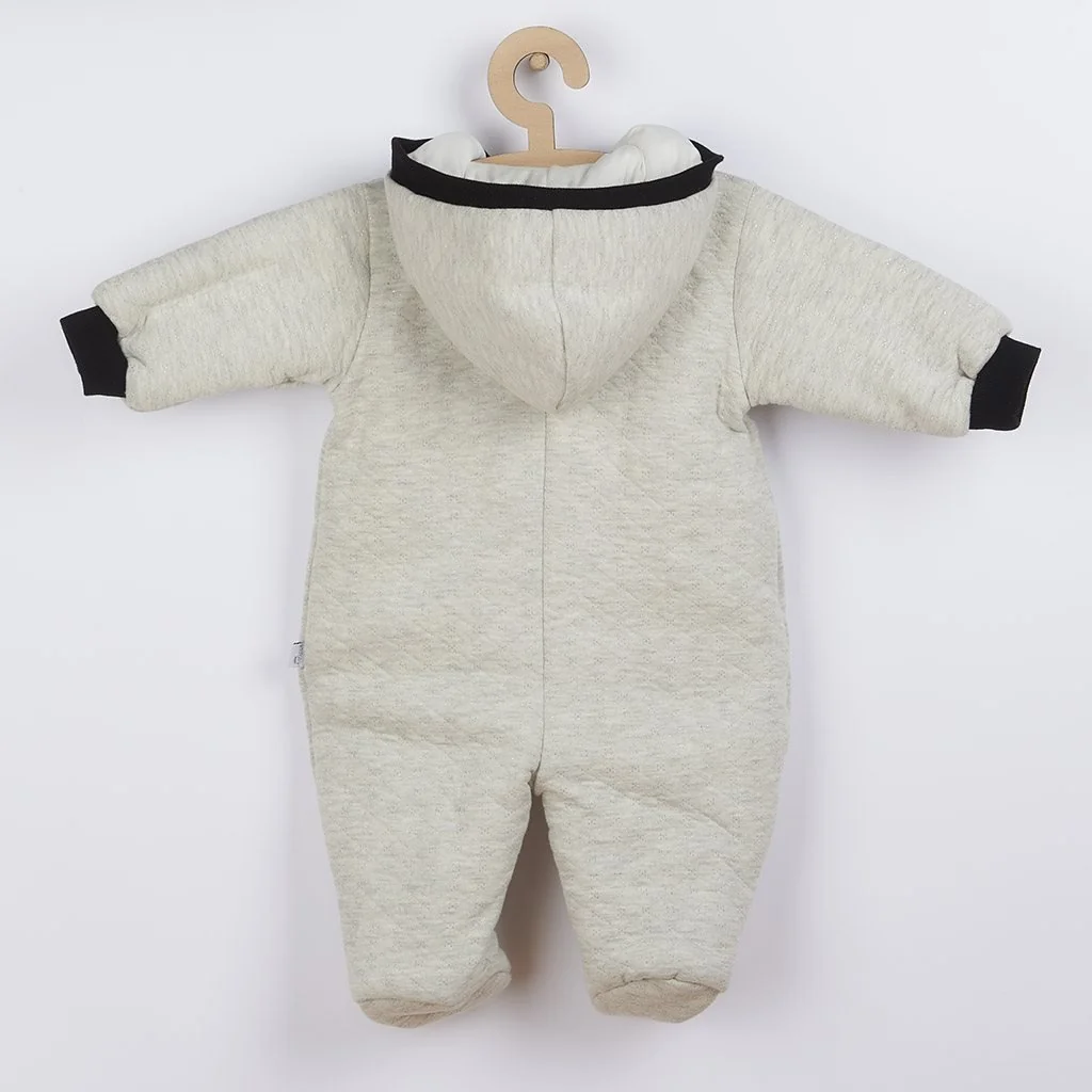 Koala Zimní kojenecká kombinéza s kapucí Star Vibes růžová, vel. 62 (3-6m)