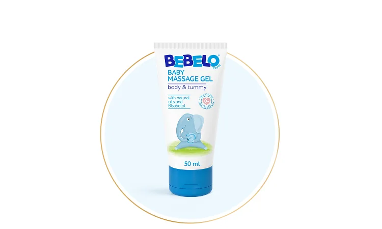 BEBELO Baby massage gel masážní gel