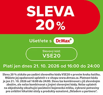 Sleva 20 % na vše!
