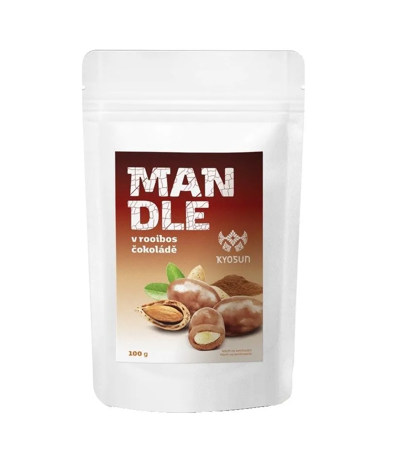 Kyosun Mandle v rooibos čokoládě 100 g
