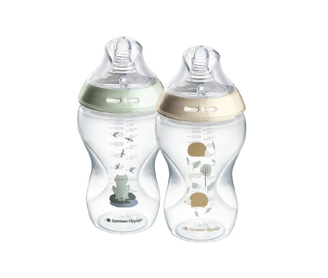 Tommee Tippee Natural Start Samosterilizační kojenecká lahev s Anti-colic savičkou Střední průtok 3m+ 340 ml 2 ks