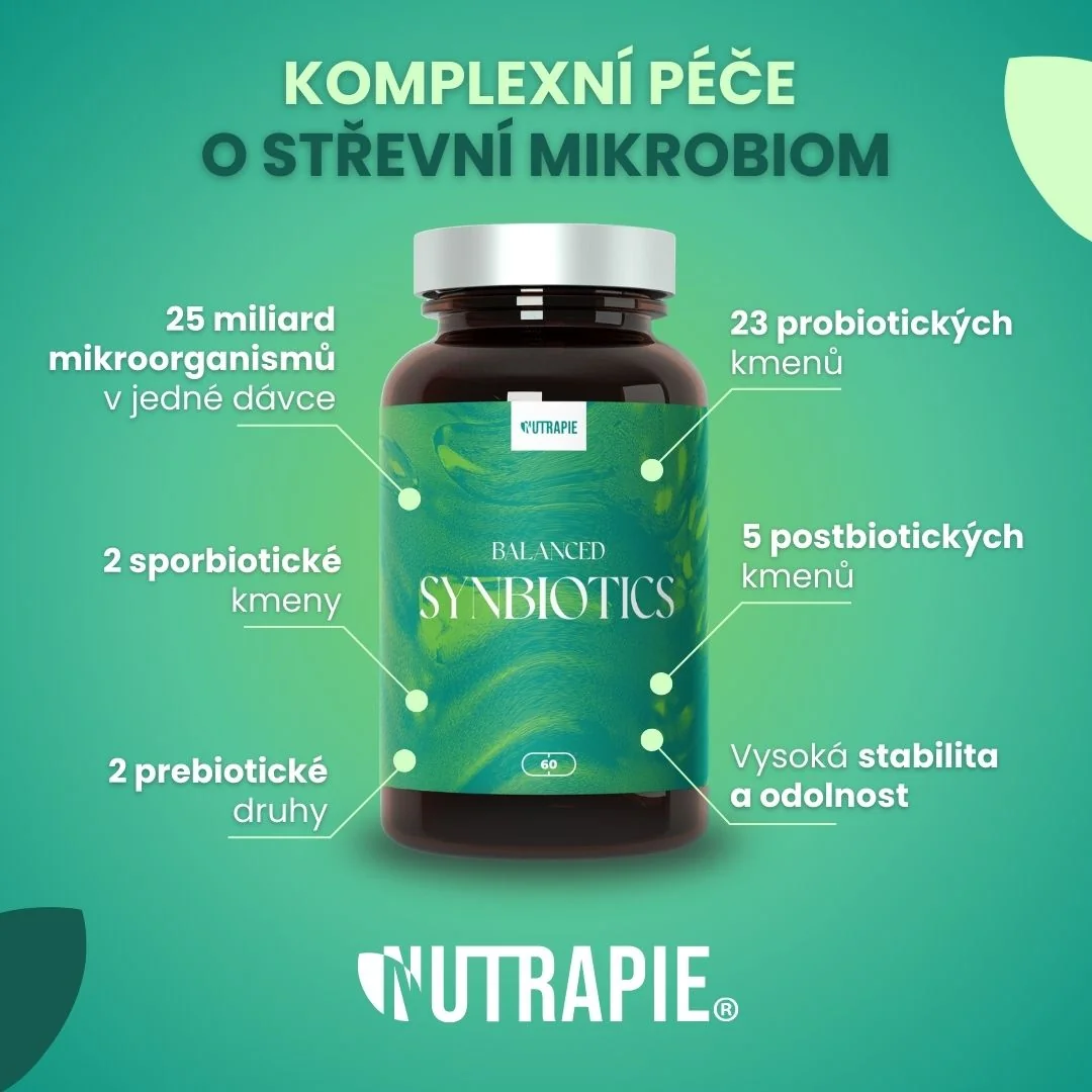 Nutrapie Balanced Synbiotics 60 kapslí