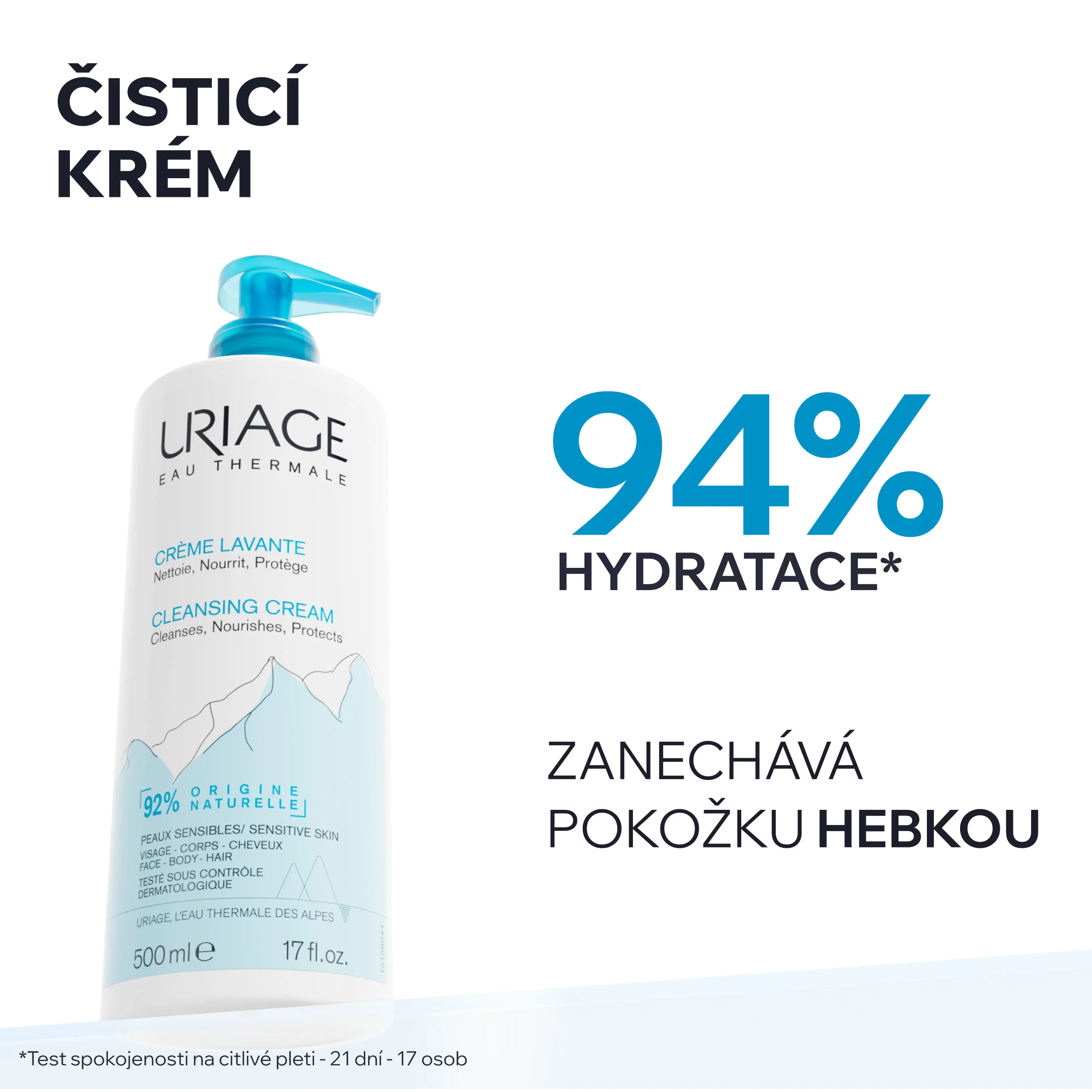 Uriage Čisticí krém 500 ml