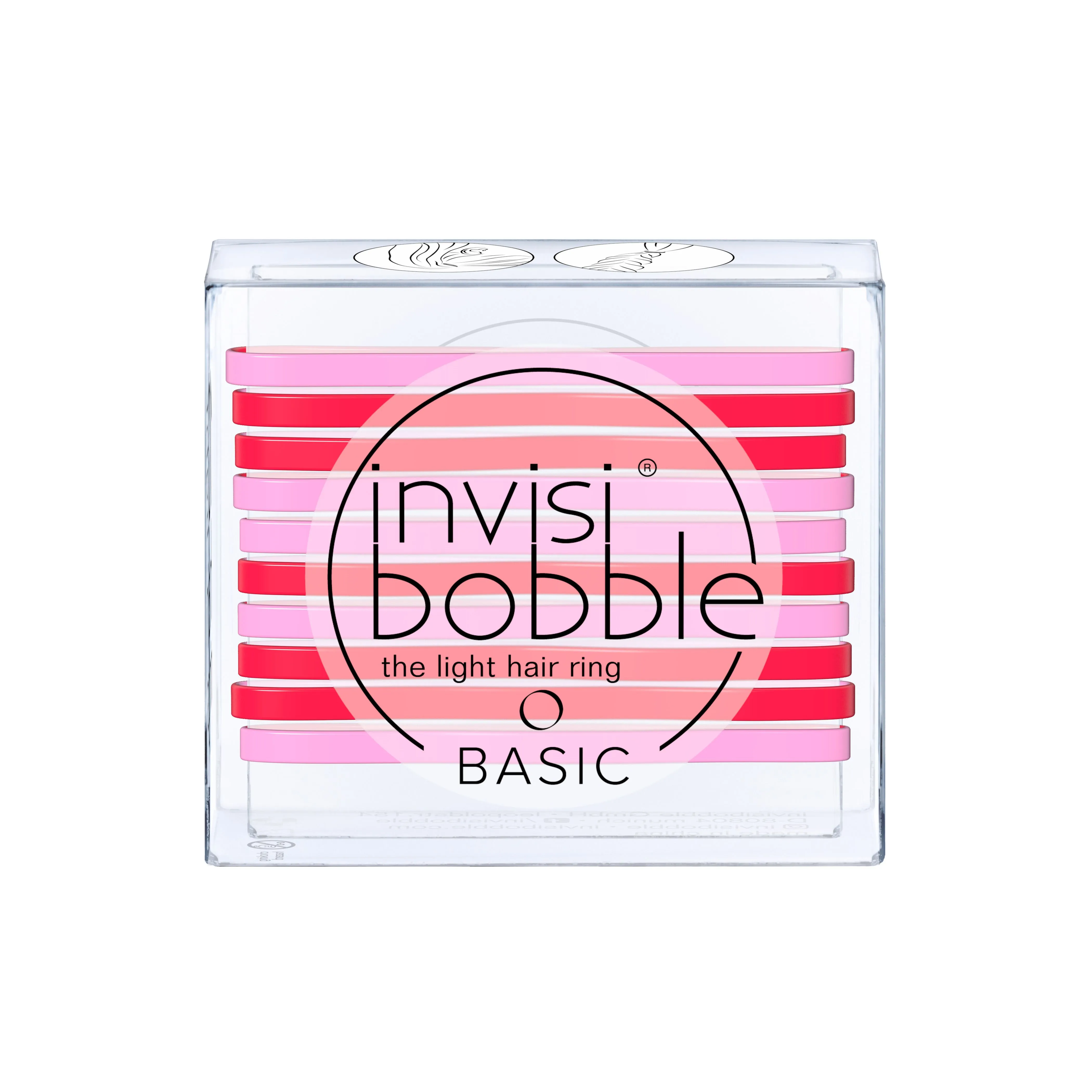 Invisibobble BASIC Jelly Twist gumička do vlasů 10 ks