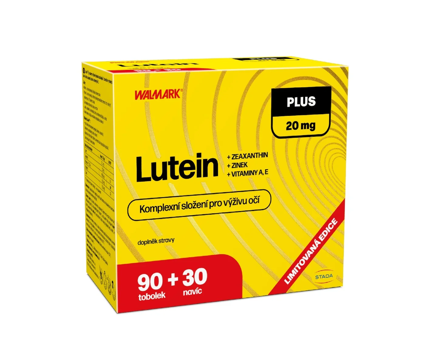 Walmark Lutein Plus 90+30 tobolek navíc