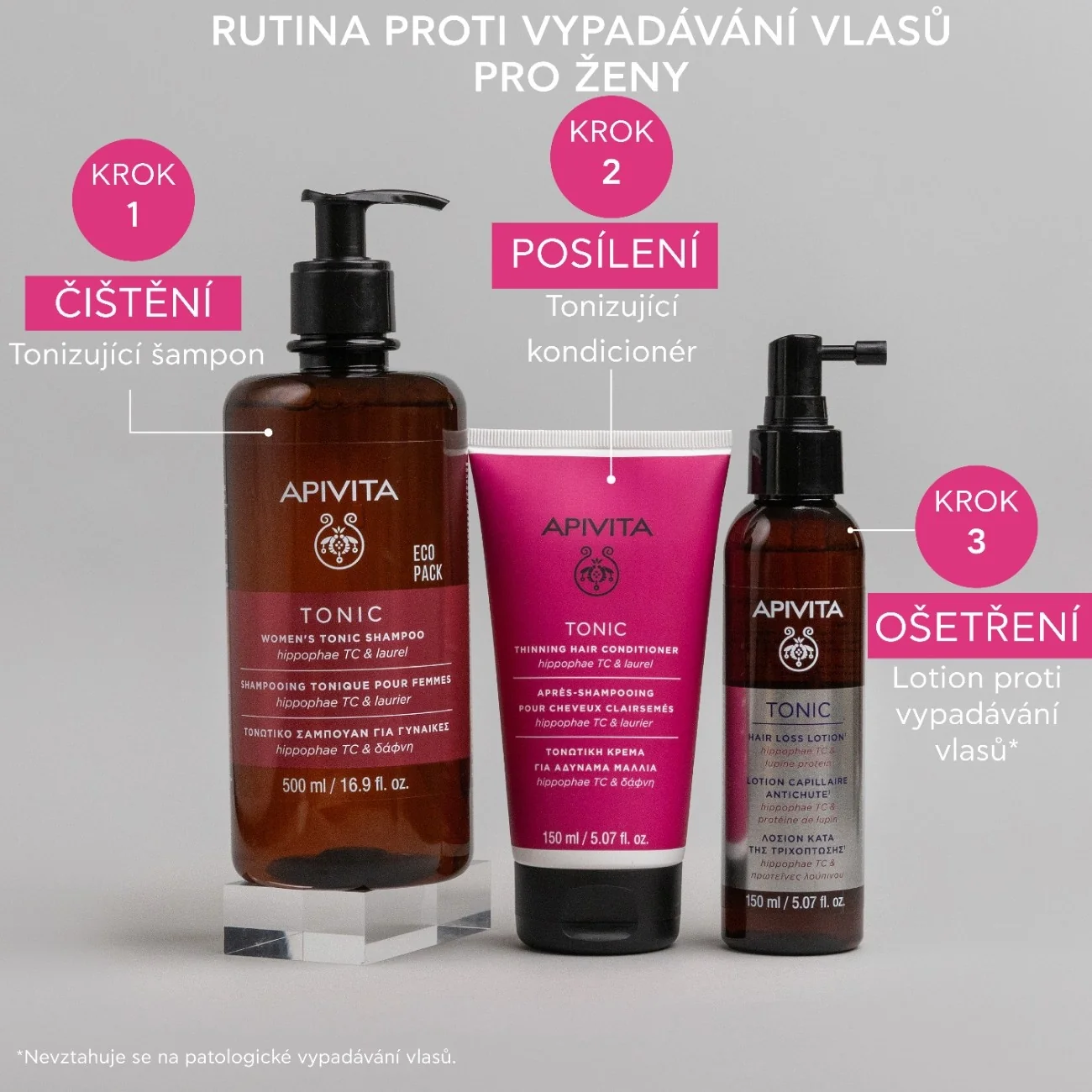 APIVITA Tonic Women tonizující šampon pro ženy 500 ml