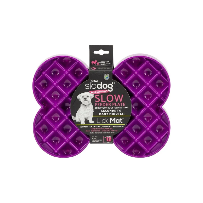 SloDog MINI protihltací miska, Barva: Fialová 
