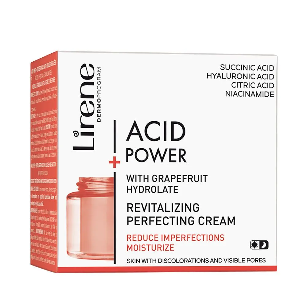 Lirene Acid Power Sjednocují krém s hydrolátem z grapefruitu 50 ml