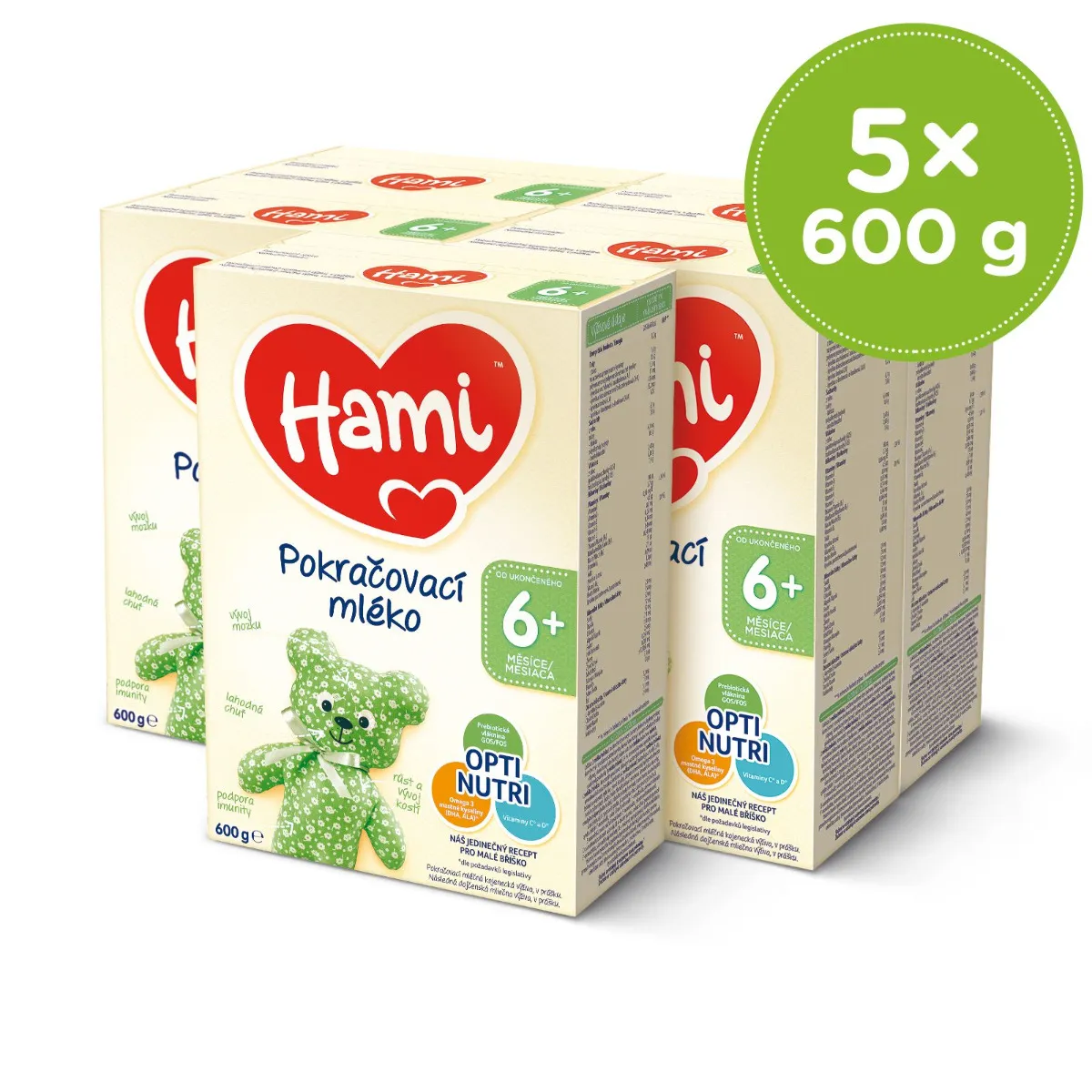 Hami 6+ 5x600 g