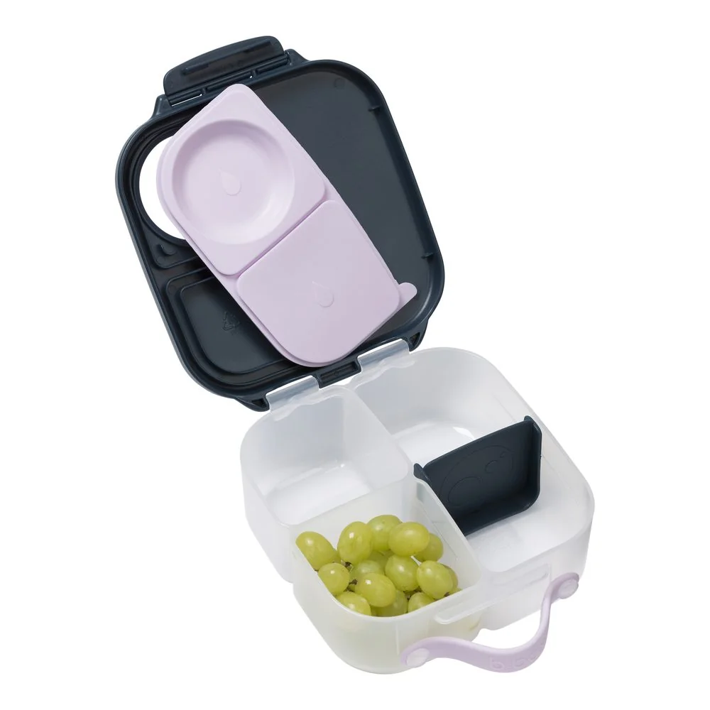 B.BOX Svačinový box střední + krabičky Snack tubs - set růžový
