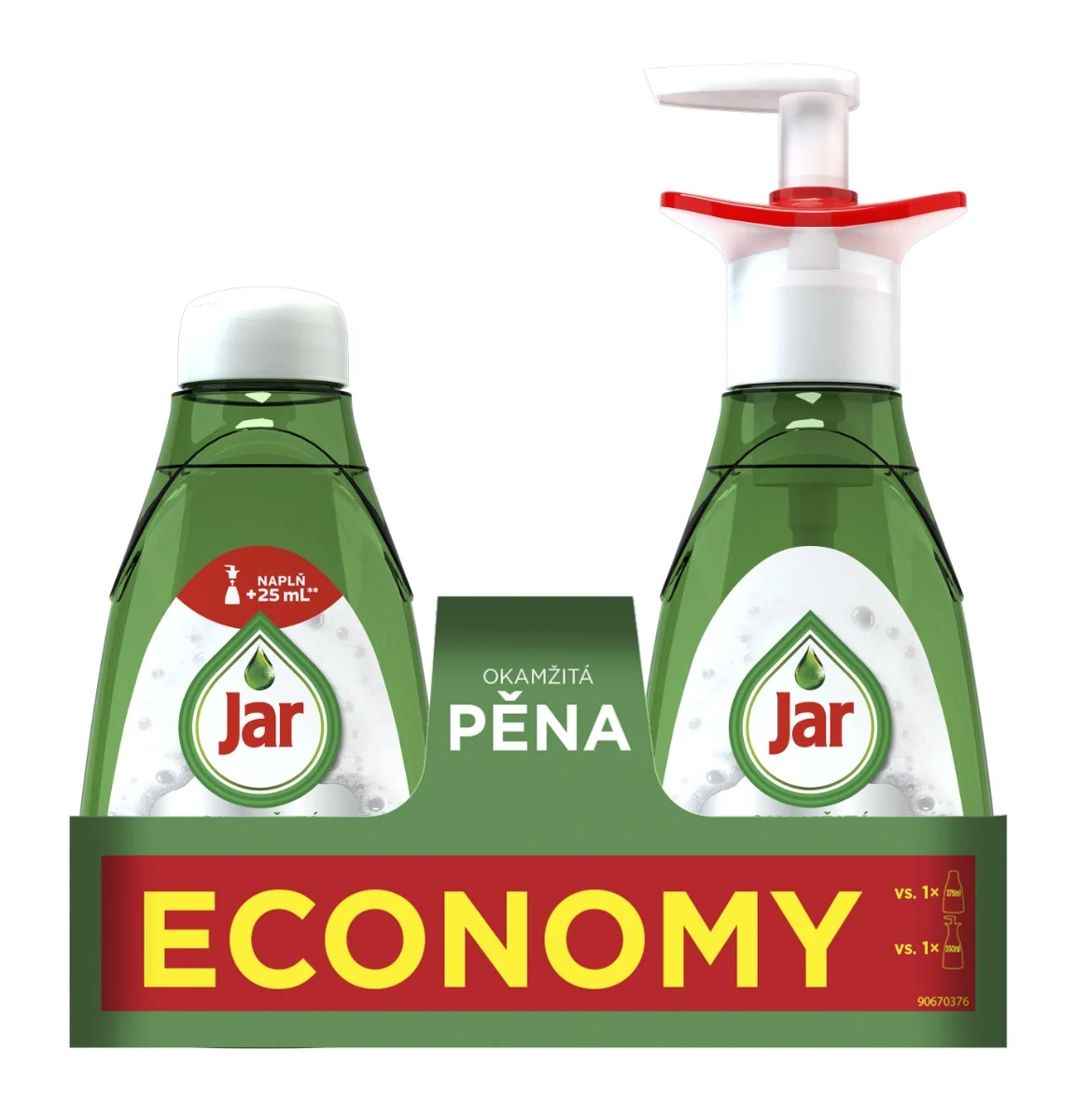 Jar Pěna na nádobí 350 ml + náplň 375 ml