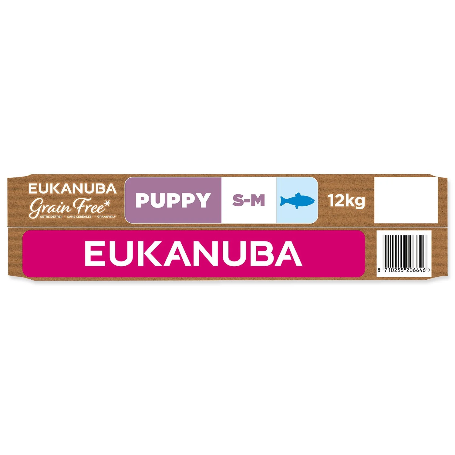 Eukanuba Krmivo Grain Free Puppy Small & Medium rich in ocean fish 12kg