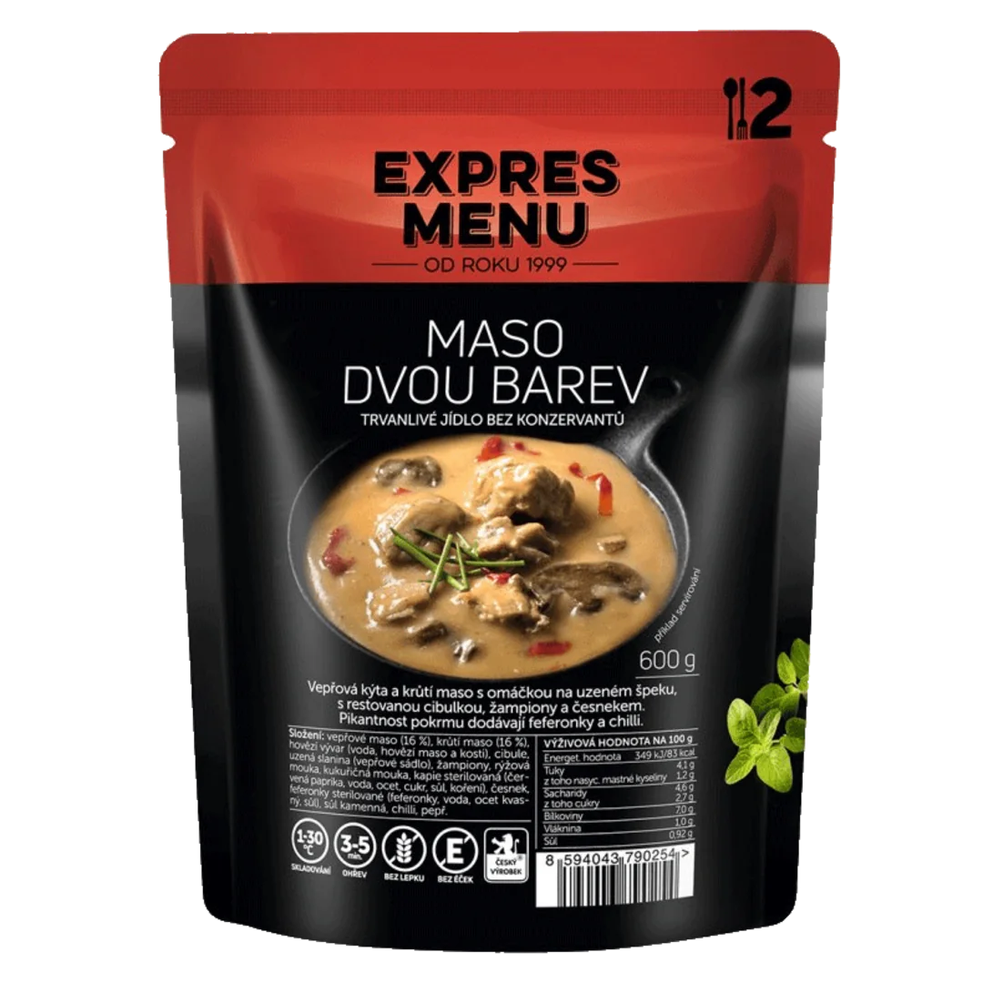 EXPRES MENU Maso dvou barev 600 g (1 porce)