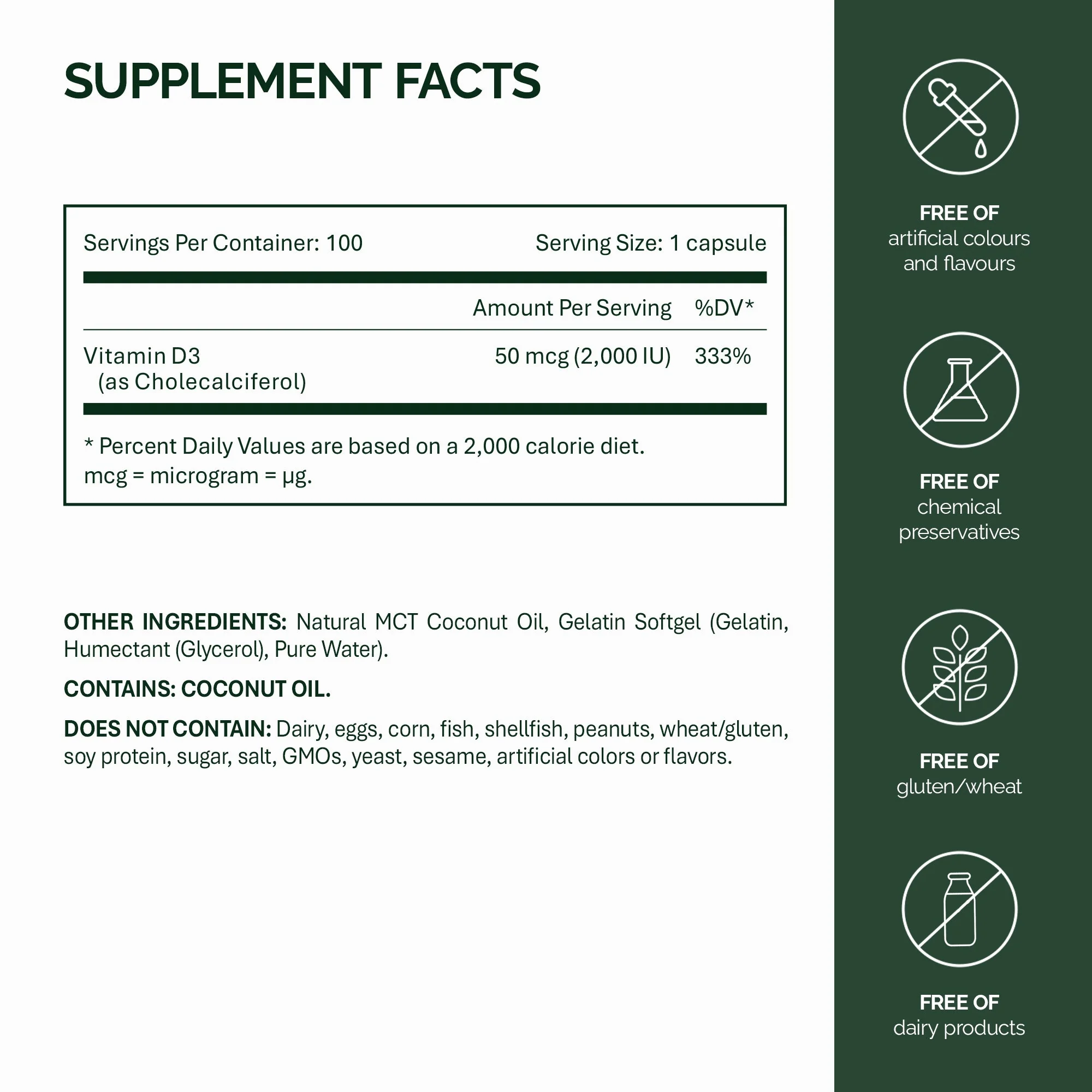 NFO Vitamin D3 2 000 IU / 50 µg mini tobolky