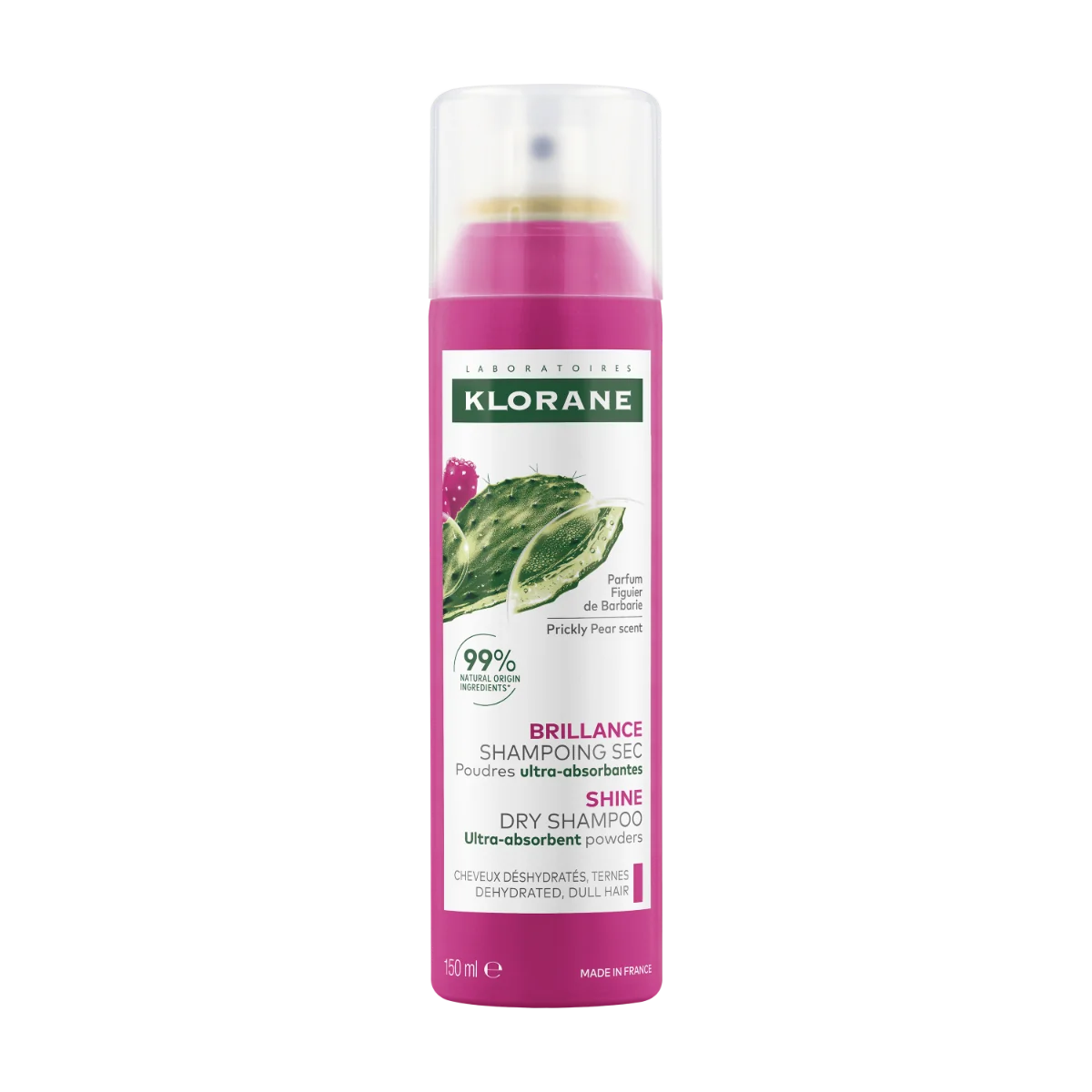 KLORANE Rozjasňující suchý šampon s opuncií 150 ml