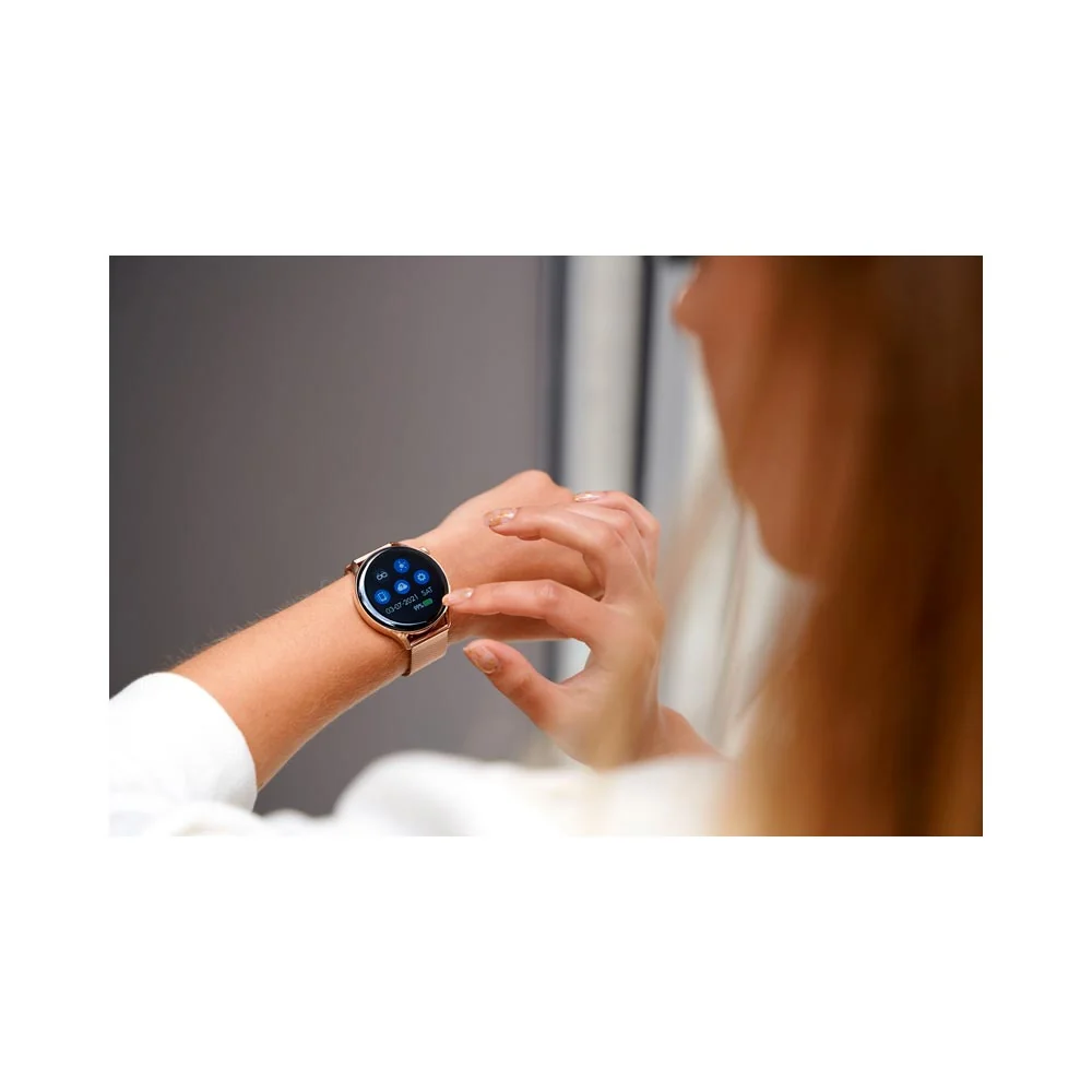 Garett Smartwatch Lady Elegance smart hodinky Black Steel