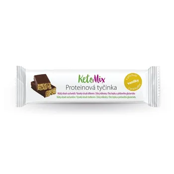KetoMix Proteinová tyčinka vanilka 40 g