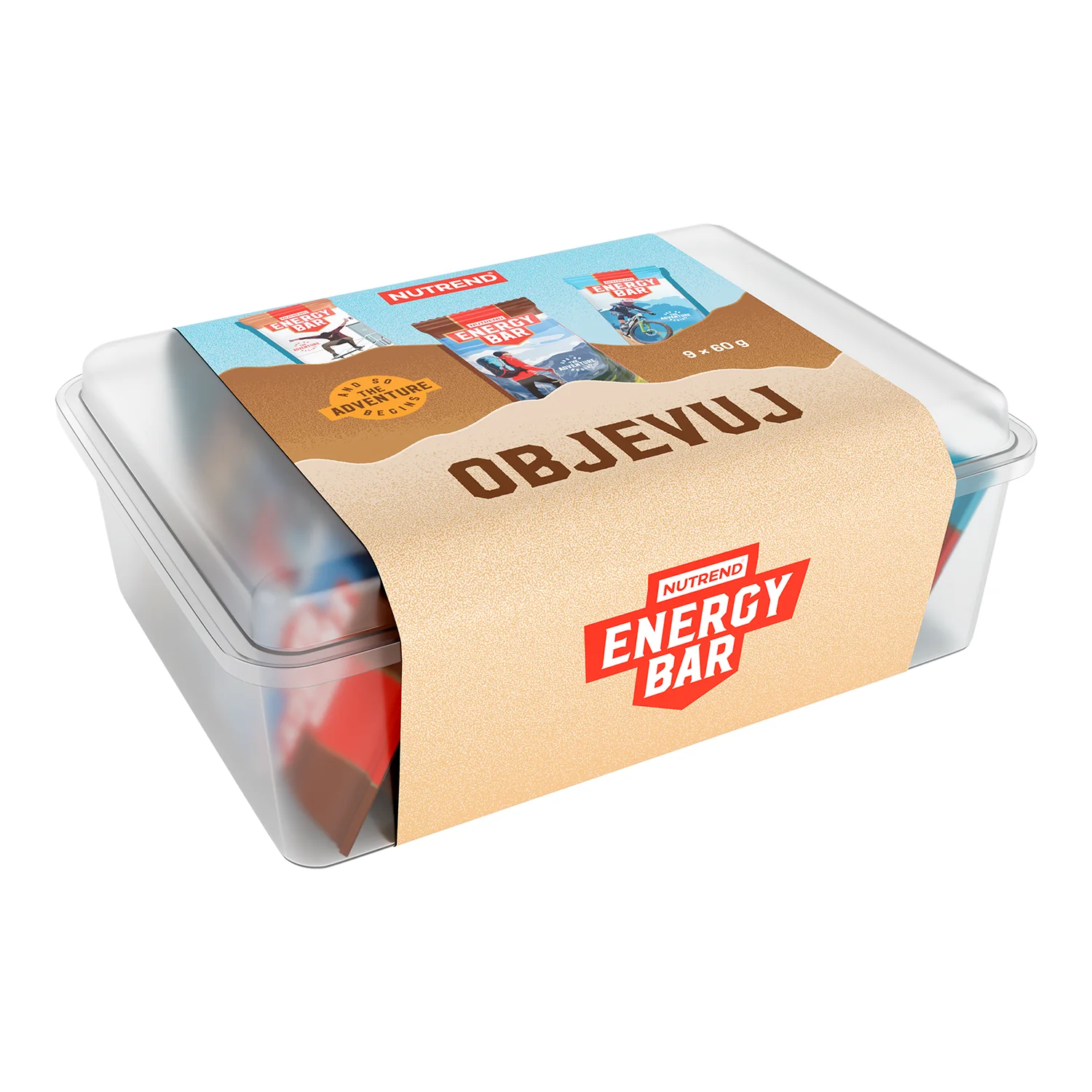 Nutrend Energy bar box 9x60 g