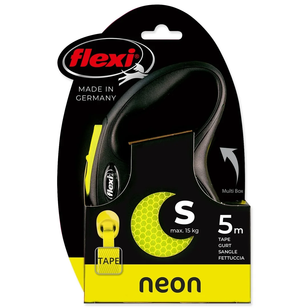 Flexi Vodítko New Neon páska S 5m