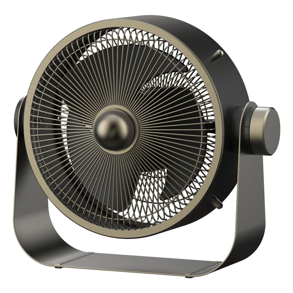Stylies Nerezový podlahový ventilátor Castor