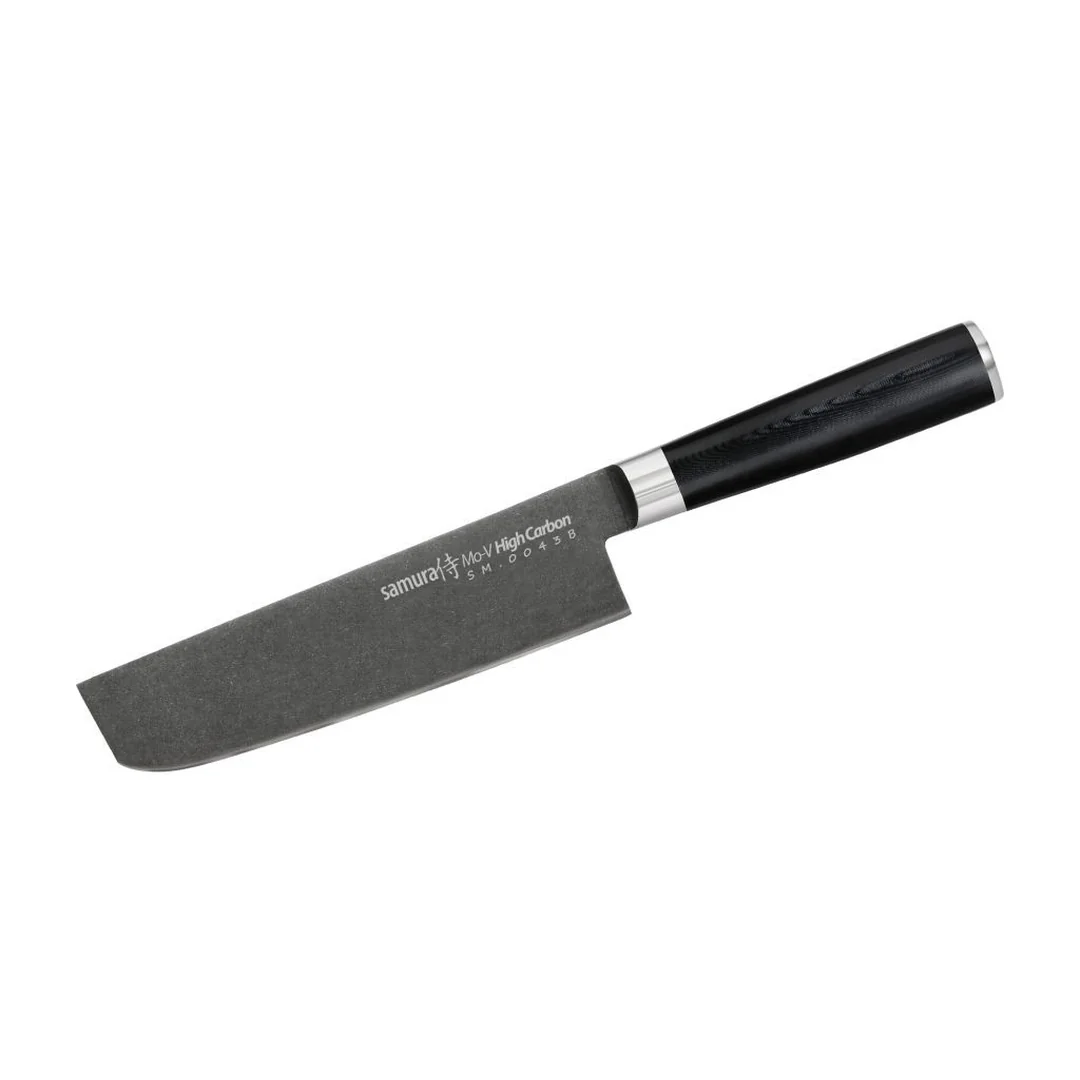 Samura MO-V Stonewash Nůž Nakiri 17 cm (SM-0043B)