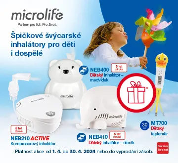 Microlife dětské inhalátory + Teploměr (duben 2024)