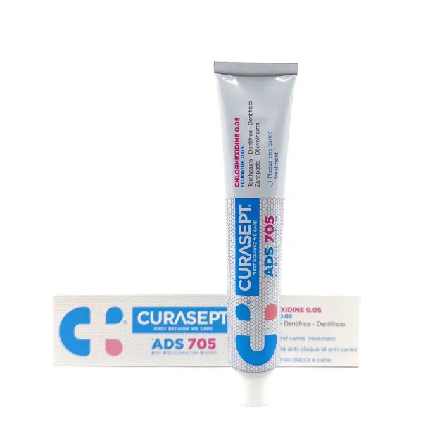 CURASEPT ADS 705 0,05 % CHX gelová zubní pasta 75 ml