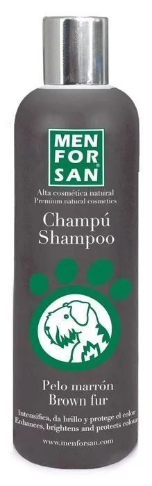 MenForSan Šampon pro psy zvýrazňující hnědou barvu 300ml