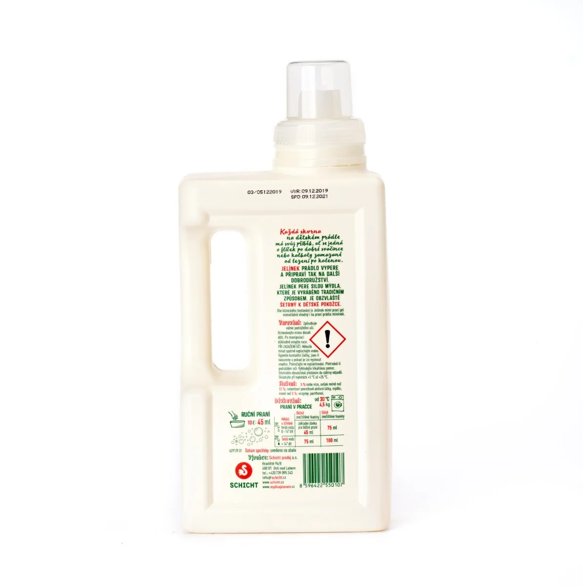 Jelínek mimi Prací gel s panthenolem 1,35 l
