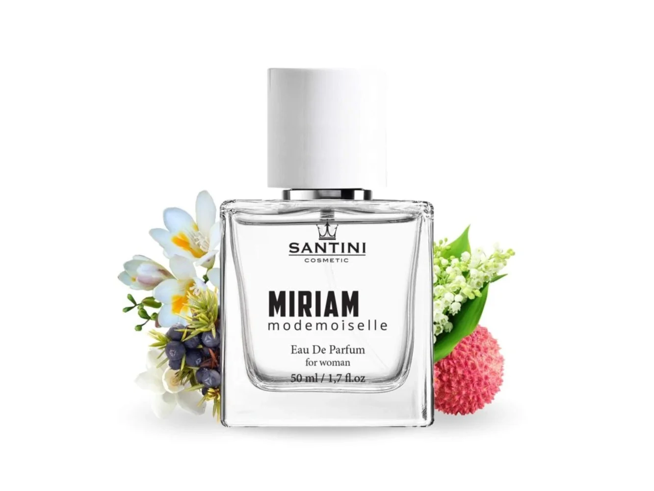 Santini Parfémovaná voda pro ženy - Miriam Modemoiselle, 50ml