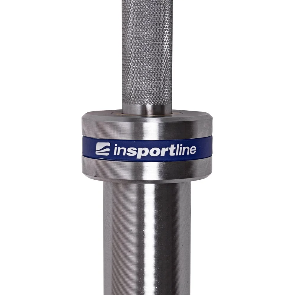 inSPORTline Vzpěračská tyč OLYMPIC OB-86 MH6 220cm/50mm 20kg, do 675 kg, bez objímek