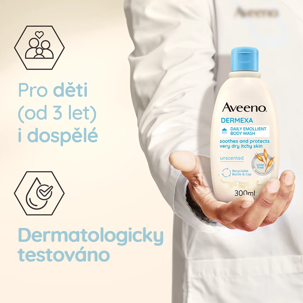 Aveeno Dermexa Sprchový gel 300 ml