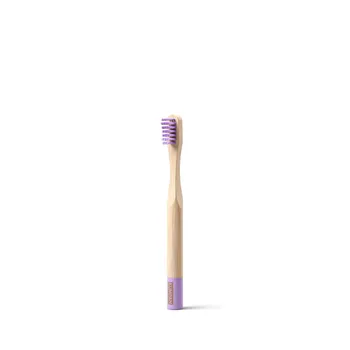 KUMPAN AS05 Dětský bambusový zubní kartáček fialový