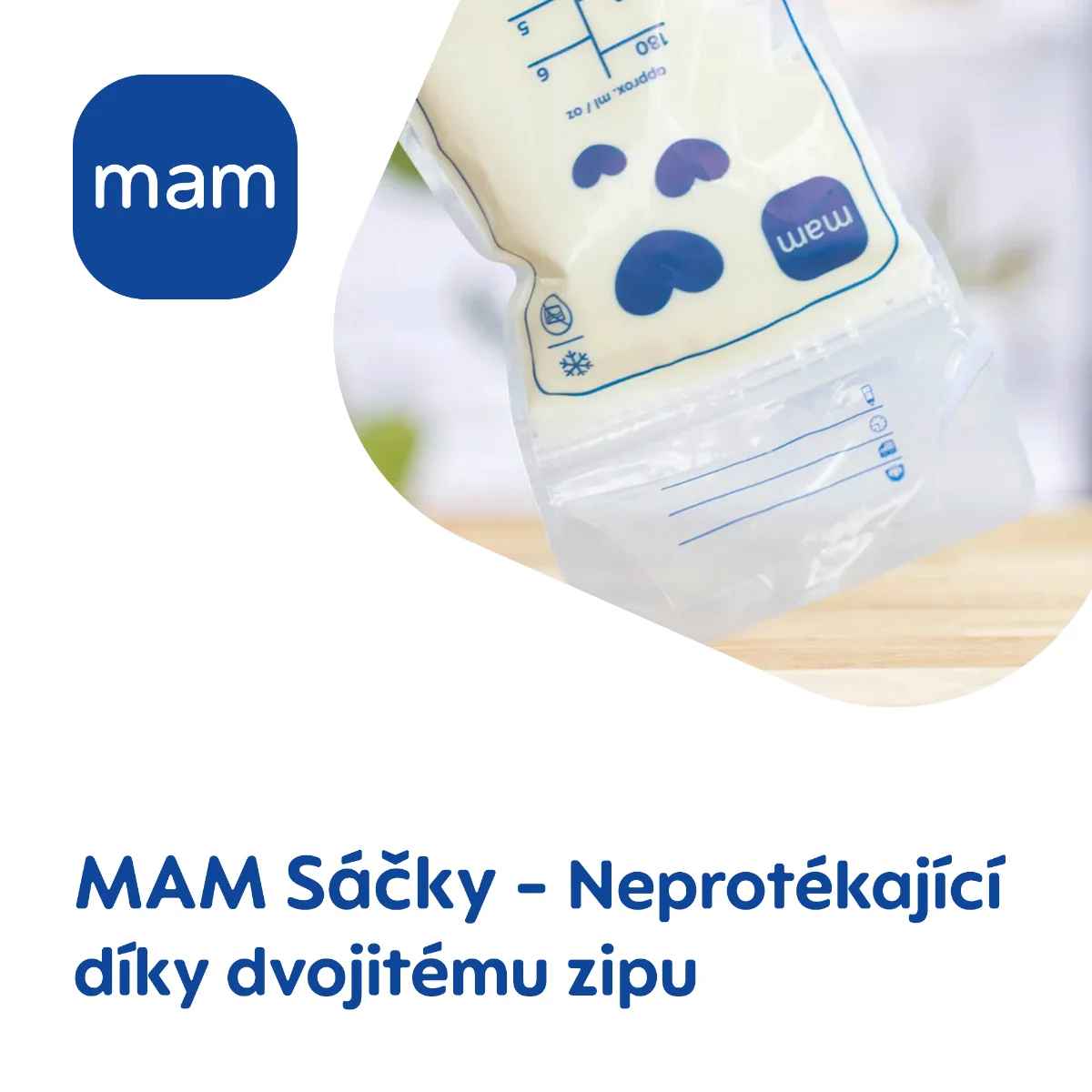 MAM Sáčky na skladování mateřského mléka 25 ks