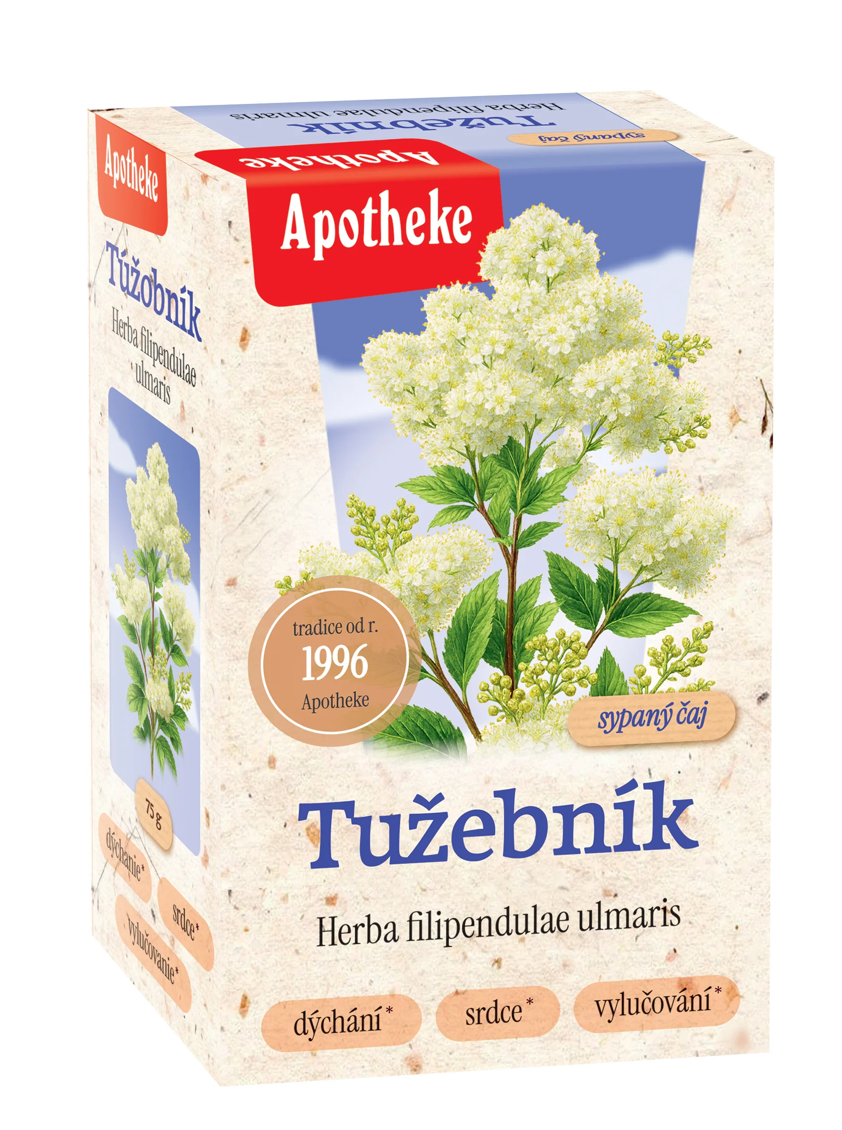 Apotheke Tužebník jilmový – nať sypaný čaj 75 g