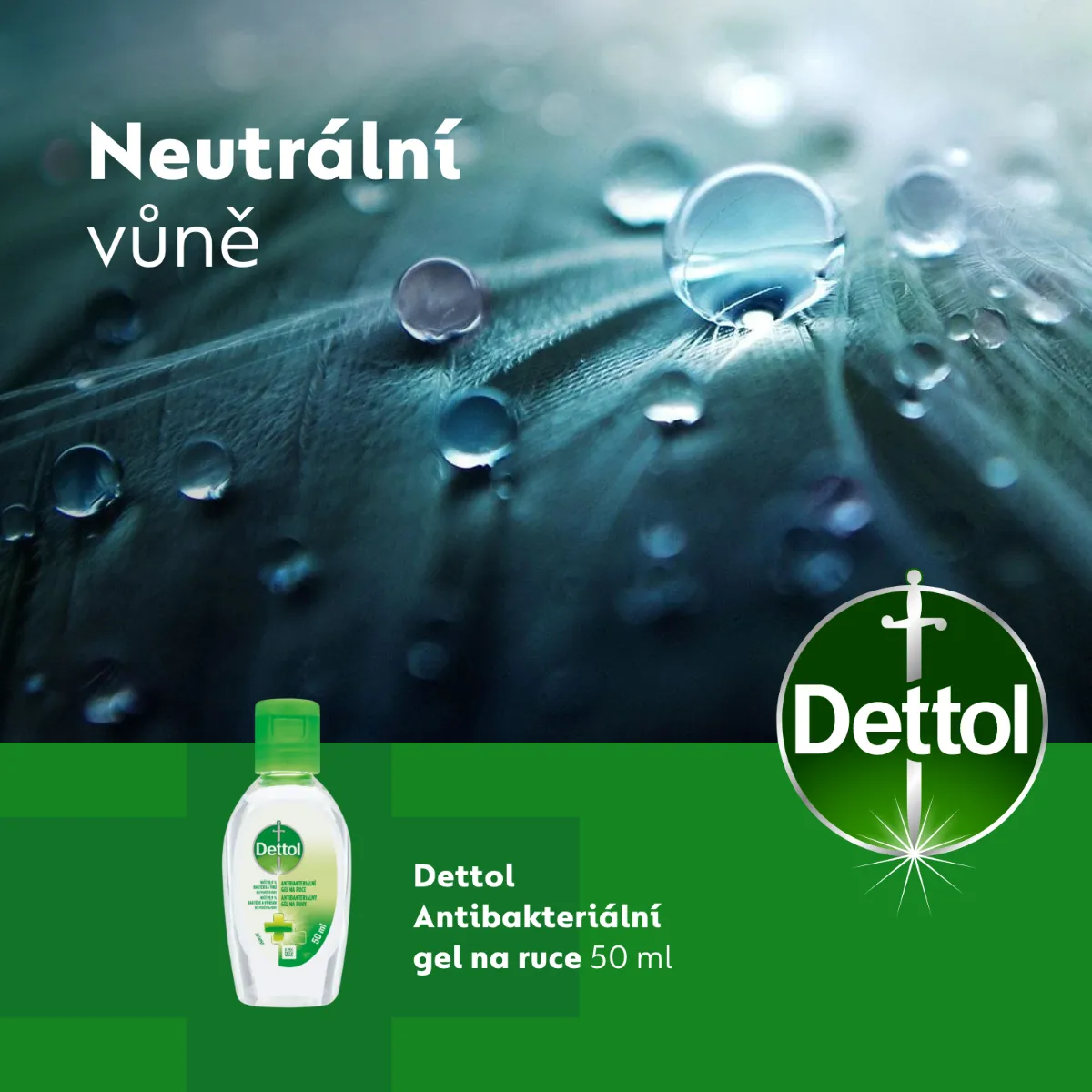 Dettol Antibakteriální gel na ruce 50 ml