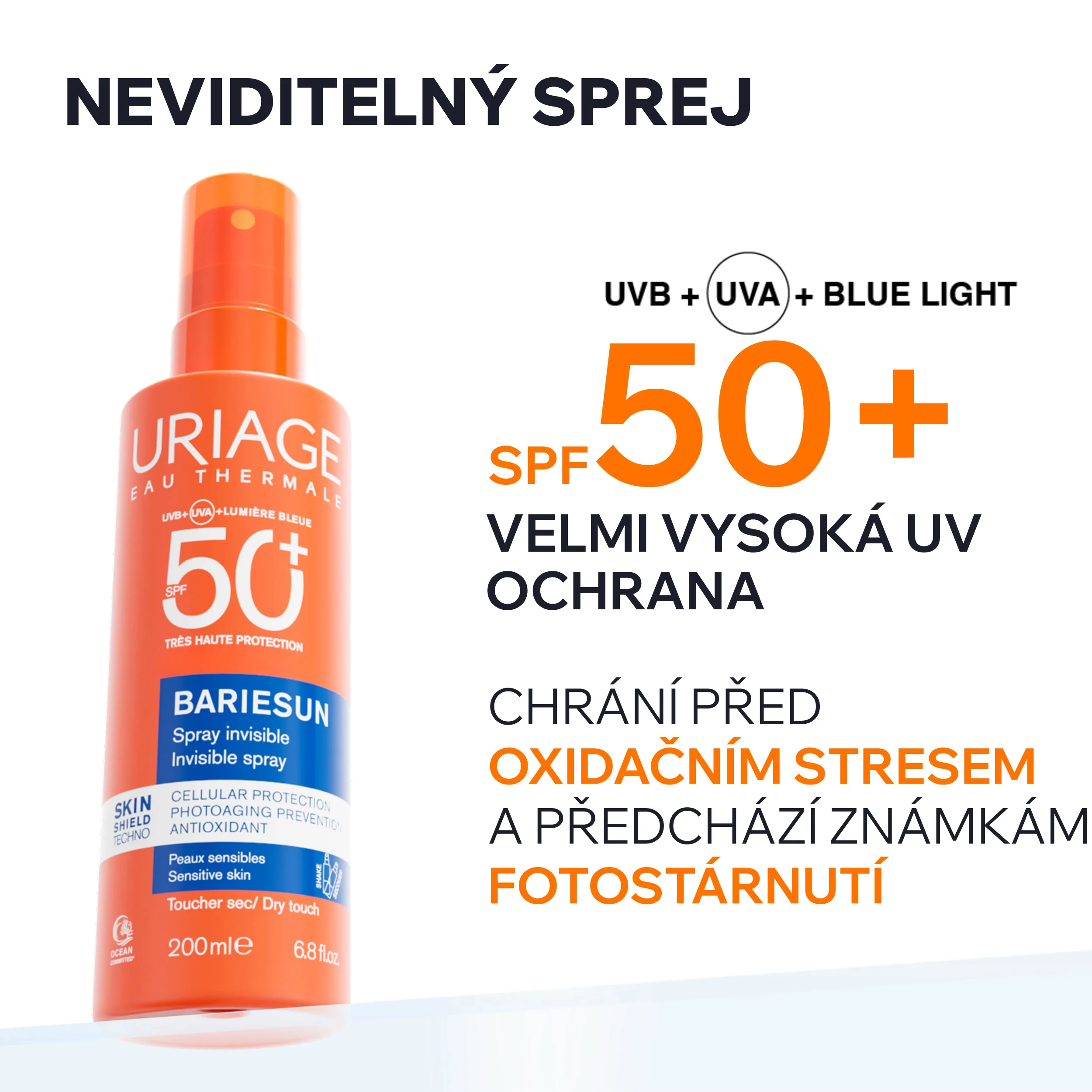 Uriage Bariésun Opalovací sprej SPF50+ 200 ml