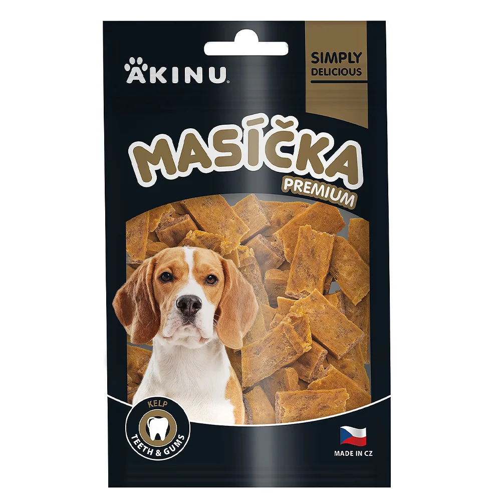 Akinu MASÍČKA PREMIUM Dental pamlsek pro psy 6 x 75 g