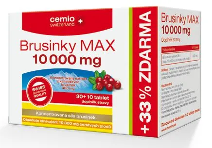Cemio Brusinky MAX 10000mg tbl.30+10
