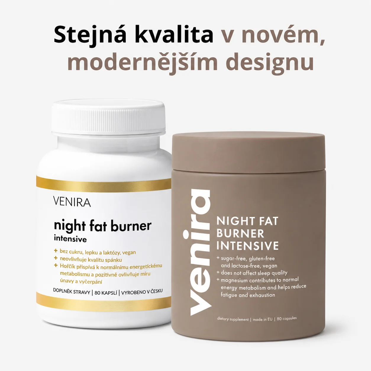 Venira Night fat burner - intensive 80 kapslí