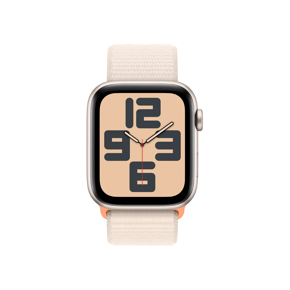 Apple Watch SE Cellular 44 mm sport loop smart hodinky Starlight