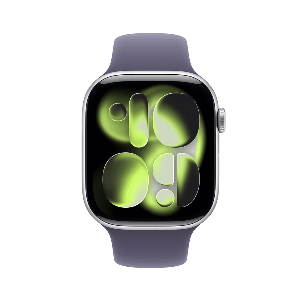 Apple Watch Series 11 46mm Silver, Purple SB, M/L chytré hodinky