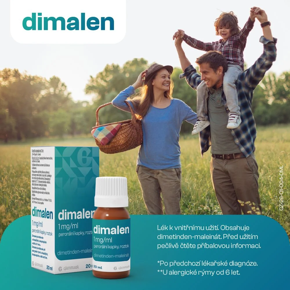 Dimalen 1 mg/ml perorální kapky, roztok 20 ml