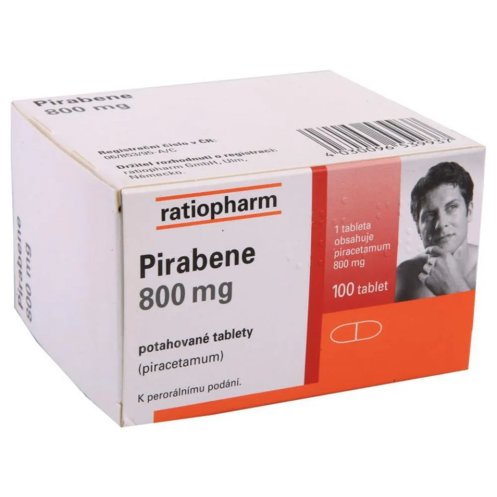 Pirabene 800 mg 100 potahovaných tablet