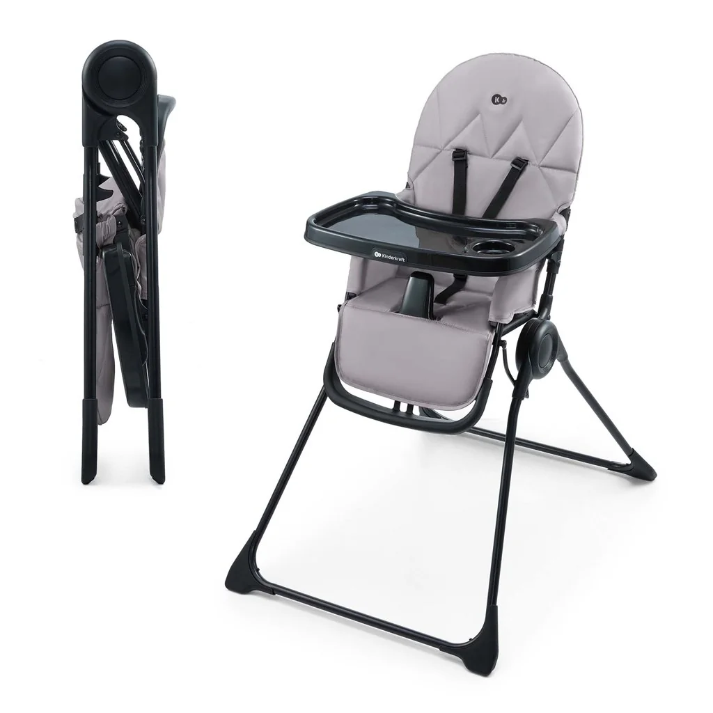 Kinderkraft Židlička jídelní Binci Grey