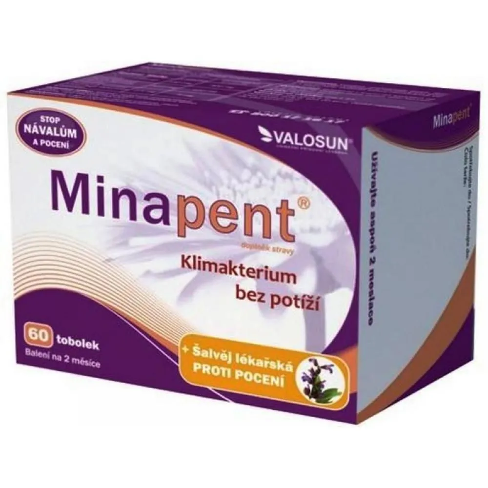 Minapent + šalvěj lékařská 60 tablet