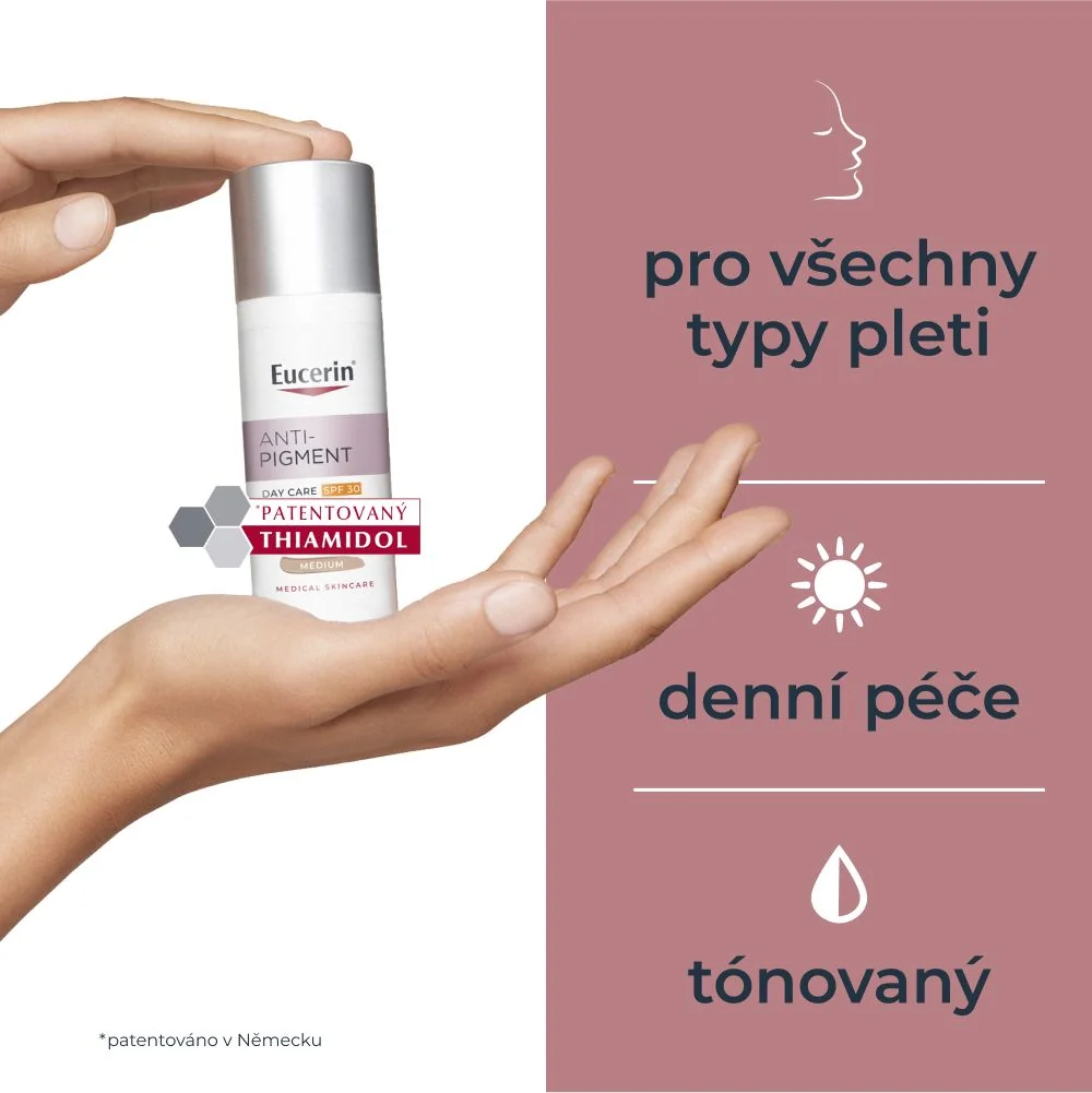 Eucerin AntiPigment SPF30 tónovaný denní krém světlý 50 ml